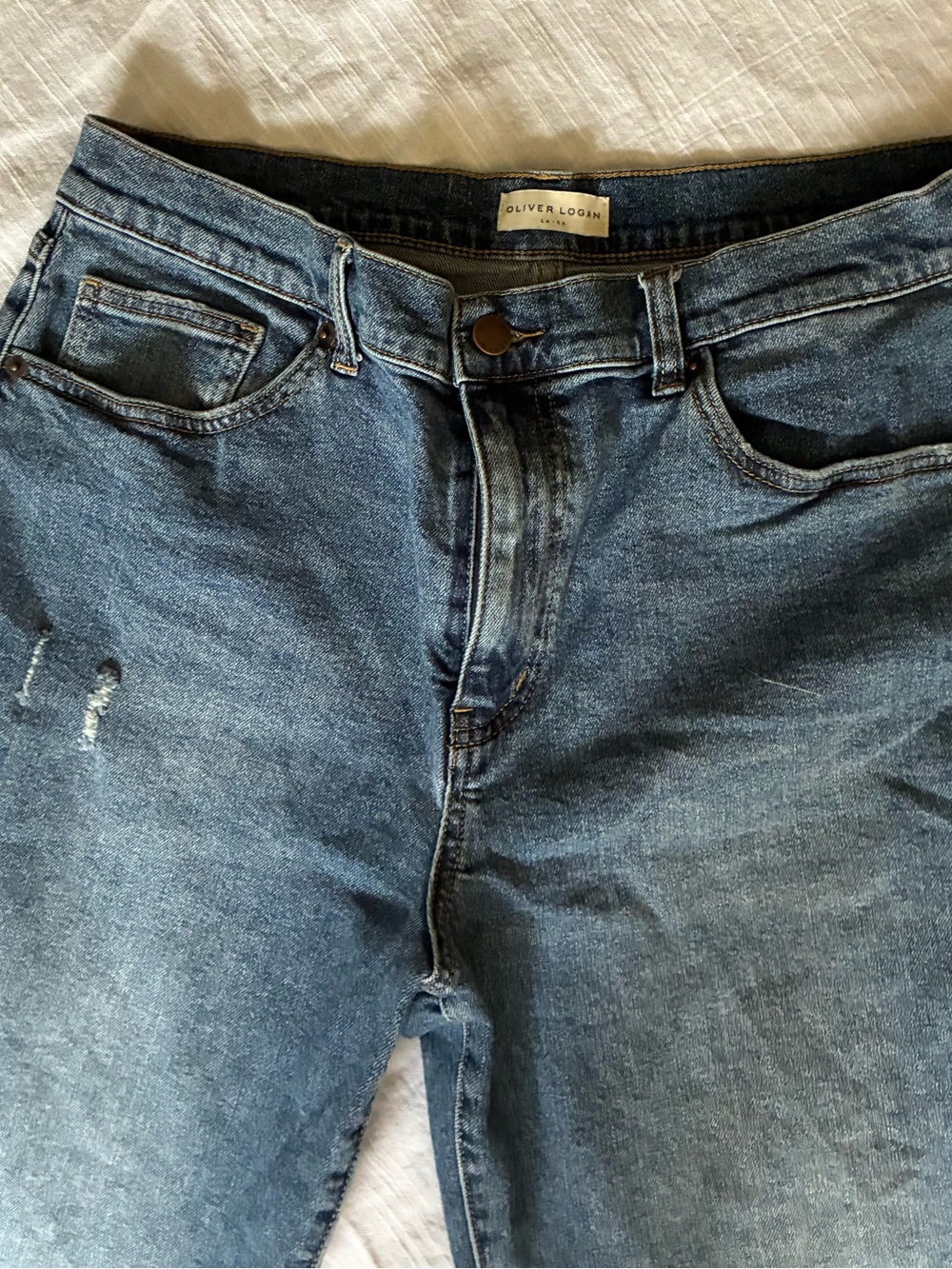 Oliver & Logan Crosby skinny jeans Jeans in Medium Blue 31